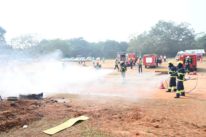 GAIL CGD Bhubaneswar Conducts Level-III Offsite Mock Drill at CRPF Colony