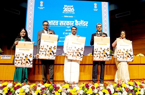 Union Minister of State for I&B Dr. L. Murugan unveils Government of India Calendar 2026
