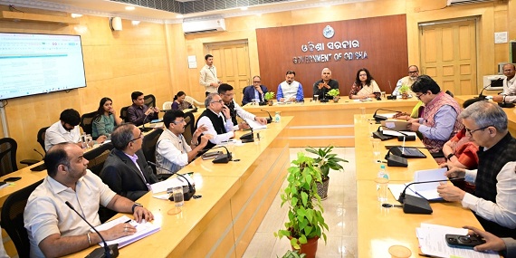 Odisha Chief Secretary Chairs High-Level Meeting to Fast-Track Priority Projects in State