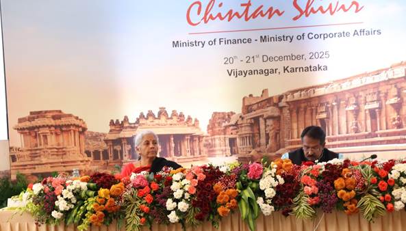 Union Minister Smt. Nirmala Sitharaman, along with Minister of State for Corporate Affairs  chairs Chintan Shivir