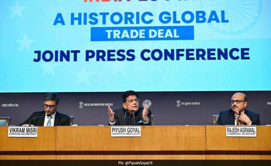 India-EU Free Trade Pact Covers One-Third of World Population, Impacts 25% of Global GDP: Union Minister of Commerce and Industry Shri Piyush Goyal