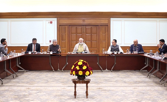 PM chairs Roundtable with Indian AI Start-Ups