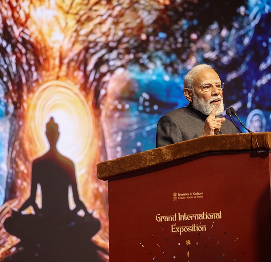 Prime Minister Shri Narendra Modi inaugurates Grand International Exposition of Sacred Piprahwa Relics related to Bhagwan Buddha
