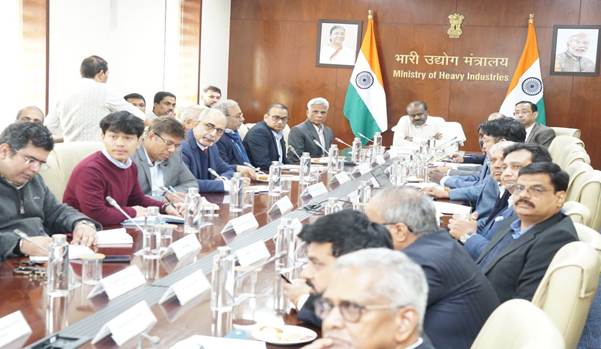 Union Minister for Heavy Industries & Steel Chairs Stakeholder Consultation Meeting on Scheme to Promote Manufacturing of Sintered Rare Earth Permanent Magnets