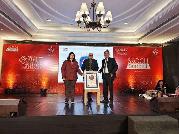 Centre for Development of Telematics (C-DOT) receives SKOCH Award 2025