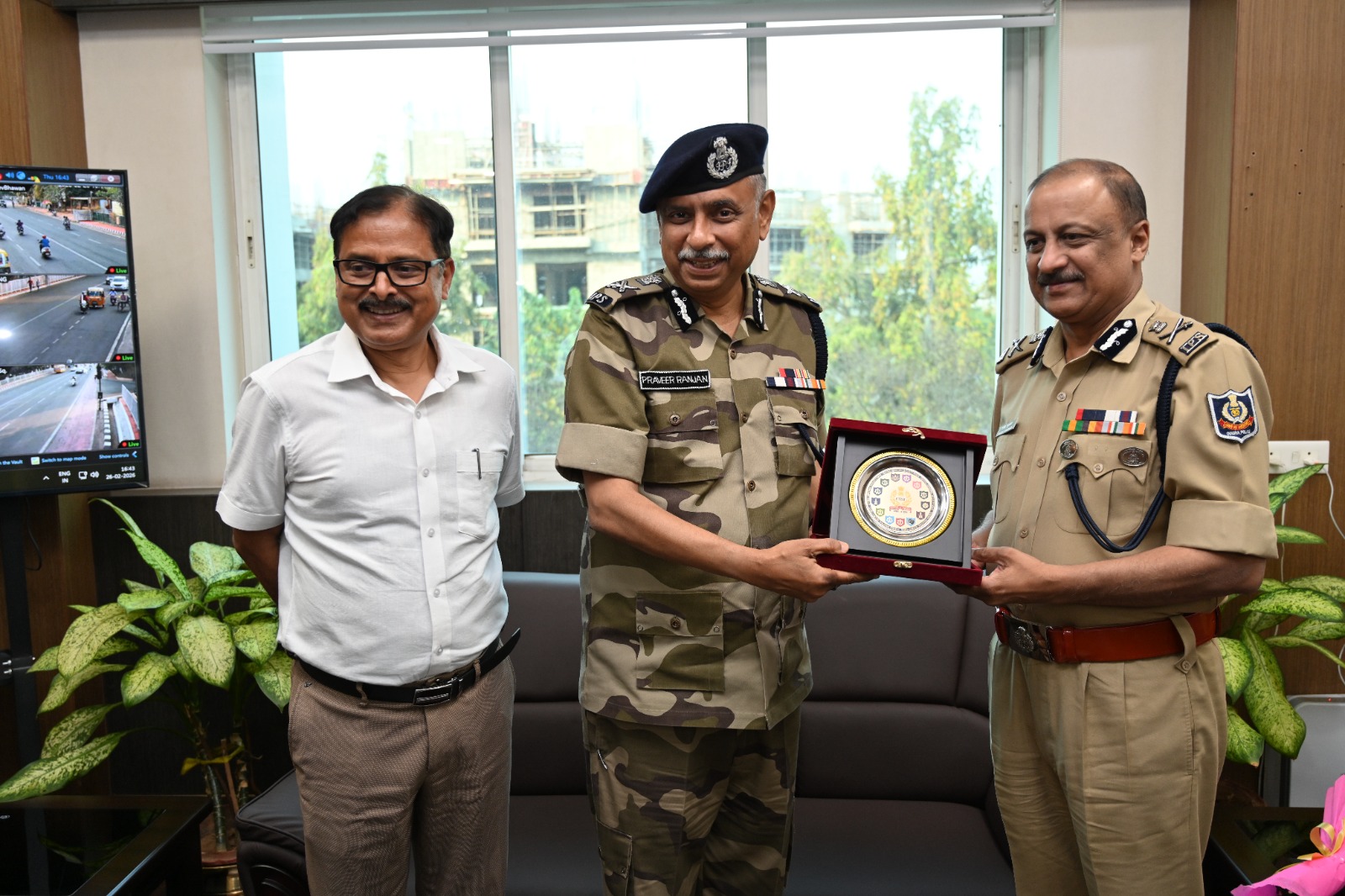 CISF DG Reviews Preparations for CISF Raising Day Parade in Odisha