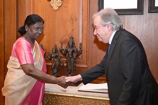 UNITED NATIONS SECRETARY GENERAL CALLS ON THE PRESIDENT