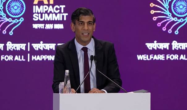 Former United Kingdom Prime Minister Rishi Sunak Highlights India’s Unique Position in Global Technology Transformation at India AI Impact Summit 2026