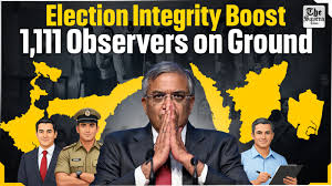 1,111 Central Observers deployed for the Legislative Assembly Elections in 5 States/UTs and bye-elections