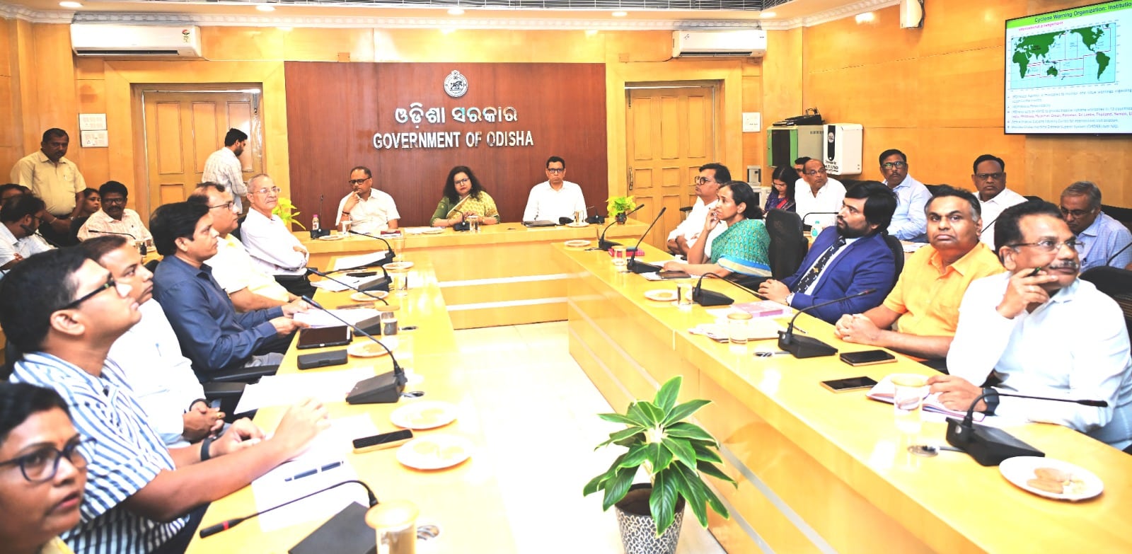 Pre-Cyclone Preparedness in Odisha Reviewed: Chief Secy Stresses Zero Casualty Mission