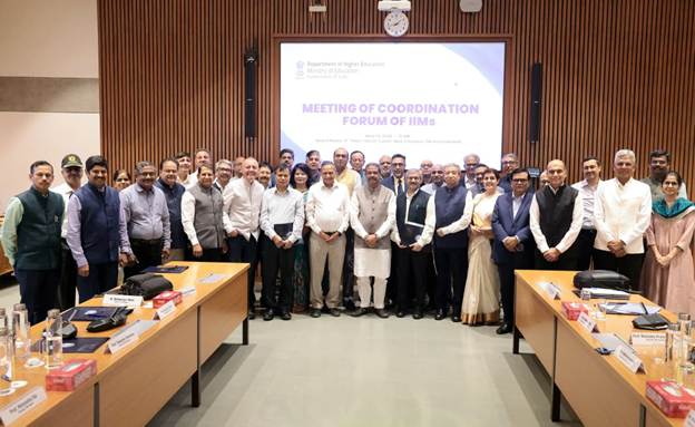 Dharmendra Pradhan chairs coordination forum meeting of IIMs at IIM ahmedabad