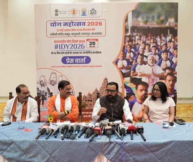 World heritage site Khajuraho All Set to Host 25-Day Countdown Event for IDY 2026