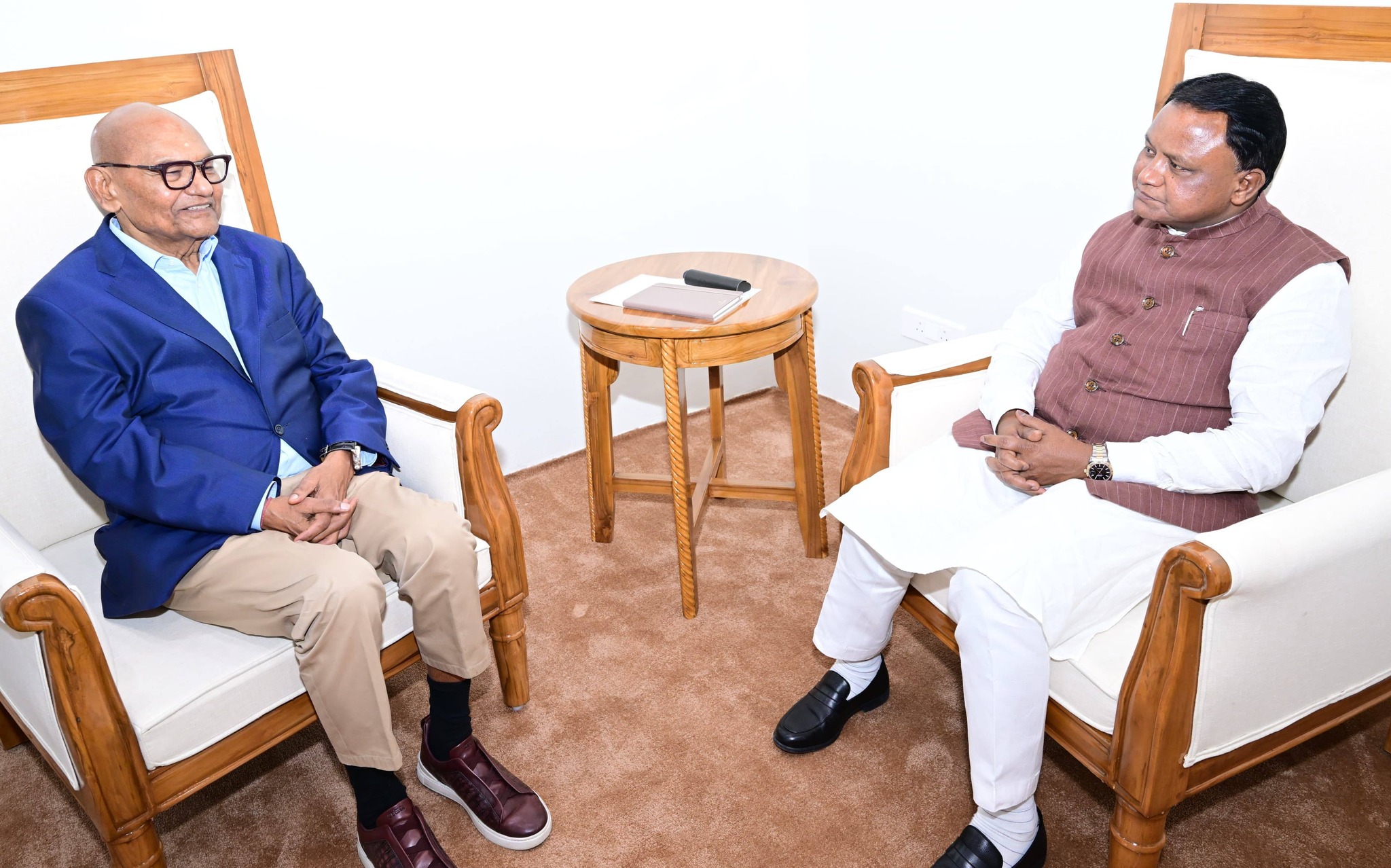 Odisha CM  Meets Vedanta Group Chairman Anil Agarwal