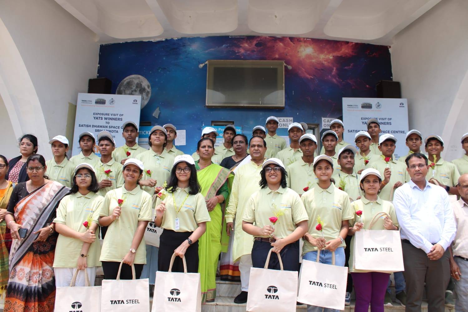 Thirty young talents from Odisha have begun a four-day educational journey to ISRO’s Satish Dhawan Space Centre