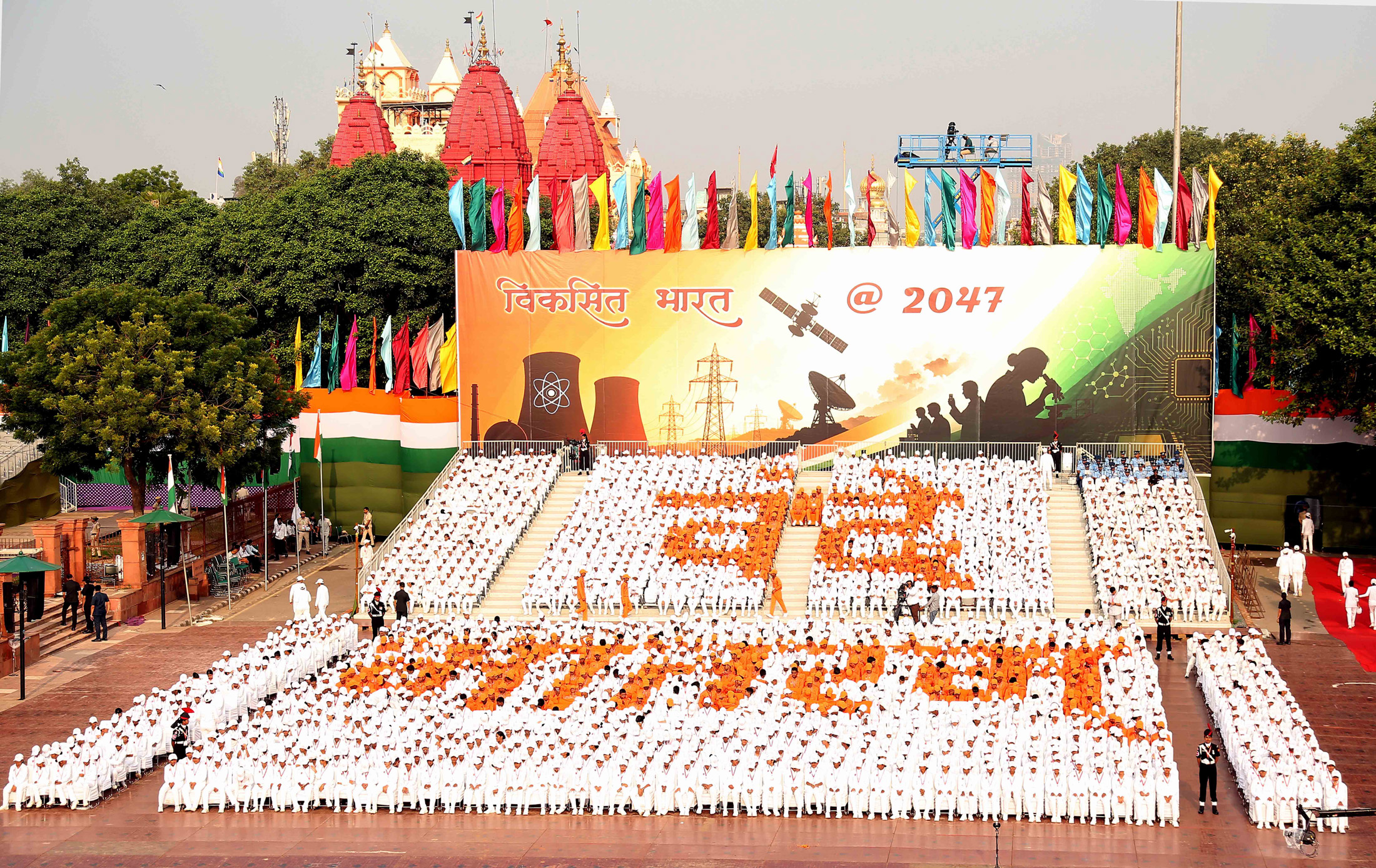 Stage set for 80th Independence Day Celebrations at Red Fort