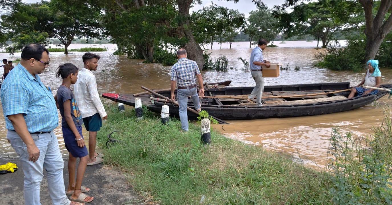 River Levels Recede, Thousands Still Marooned Across Odisha