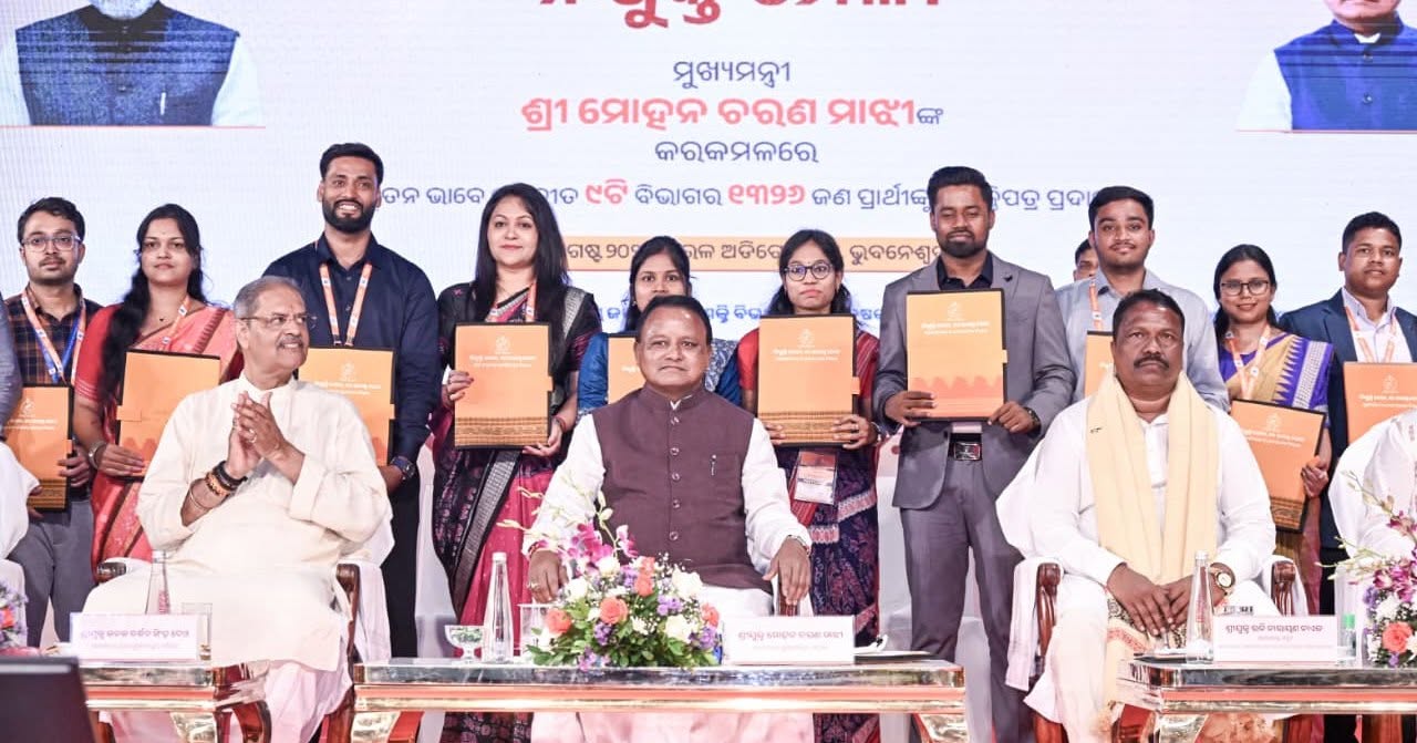 16th Employment Fair by Odisha Government  organized at the Railway Auditorium in Bhubaneswar