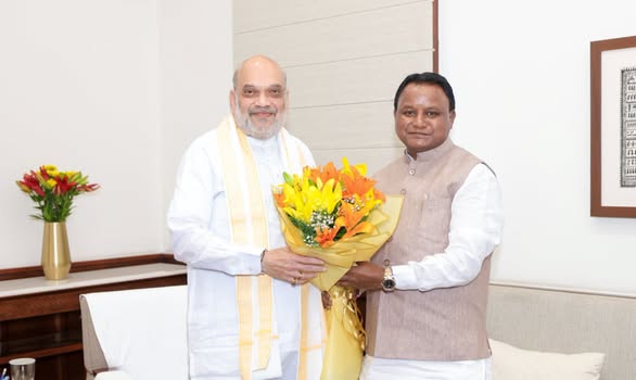 Odisha Chief Minister on Friday called on Union Home Minister Amit Shah