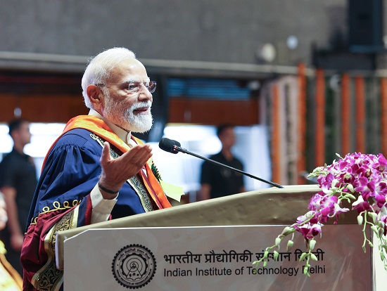 Prime Minister Shri Narendra Modi addresses the 57th Convocation Ceremony of IIT Delhi