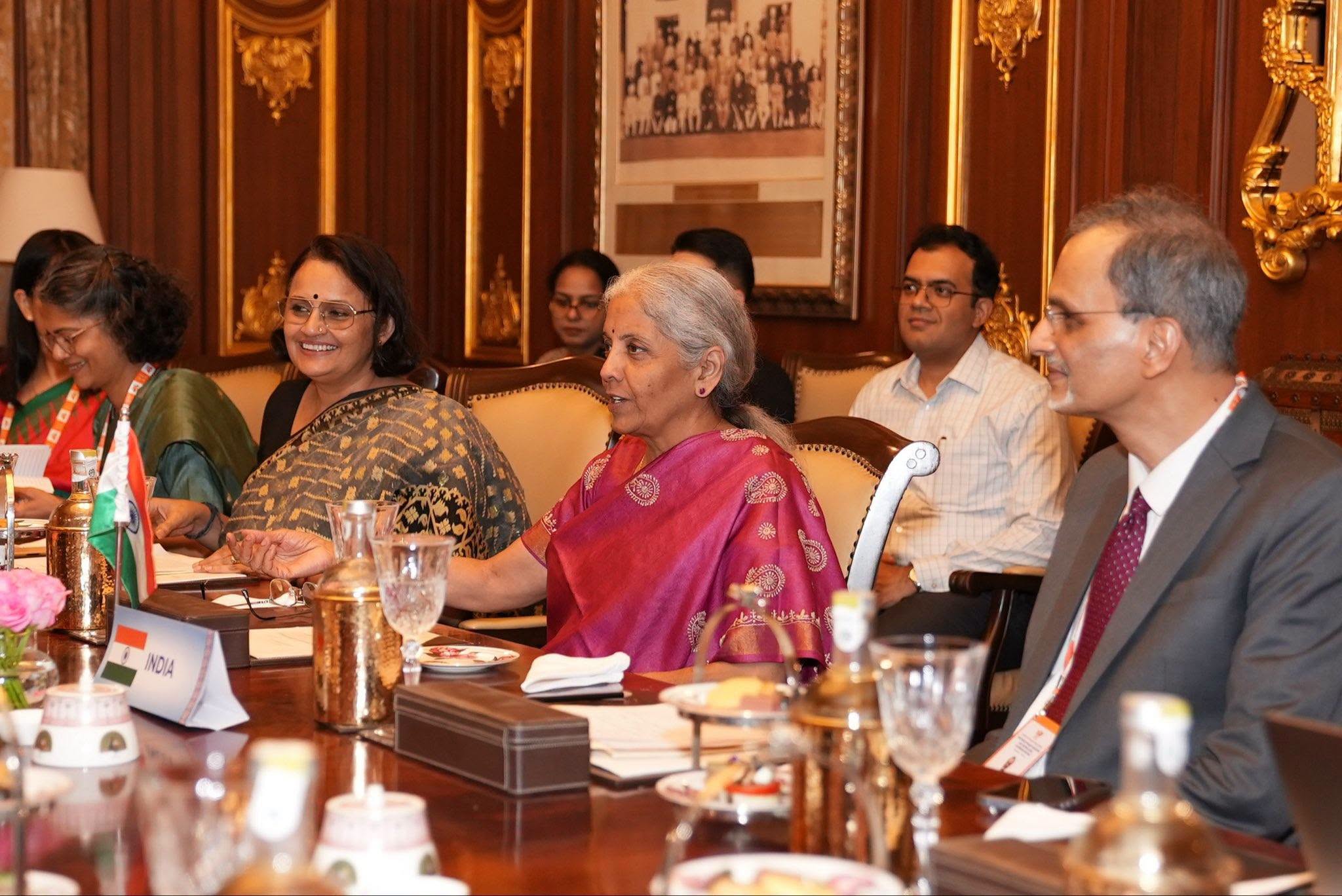 Union Minister for Finance & Corporate Affairs Smt. Nirmala Sitharaman delivers keynote address at Seminar on “Role of the New Development Bank in Mobilising Private Capital in Member Countries”