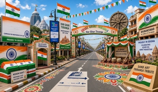 Odisha Launches ‘Ghare Ghare Triranga’ Campaign