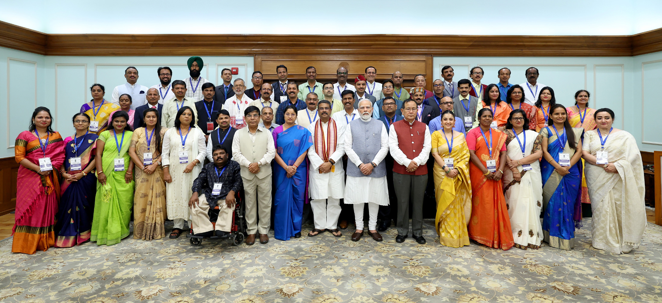 On The Eve Of Teachers Day Pm Interacts With Winners Of National